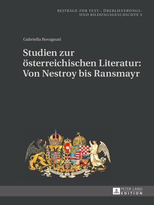cover image of Studien zur österreichischen Literatur